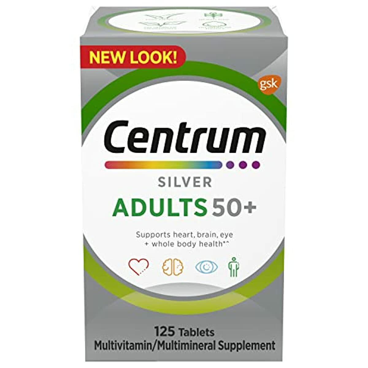 Centrum Silver Multivitamin for Adults 50 Plus,125 count